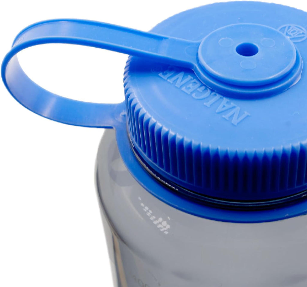 Nalgene Sustain Tritan BPA-Free Water  Made with Material Derived from 50% Plastic Waste (using ISCC certified mass balance), 48 OZ, Wide Mouth, Aubergine - JWGF