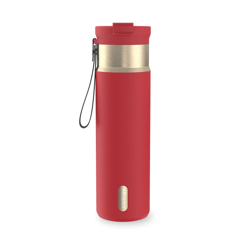 Contigo DualSip 24 oz Leakproof Insulated Water Bottle with Carrying Strap and 2-Way Lid - KKY1