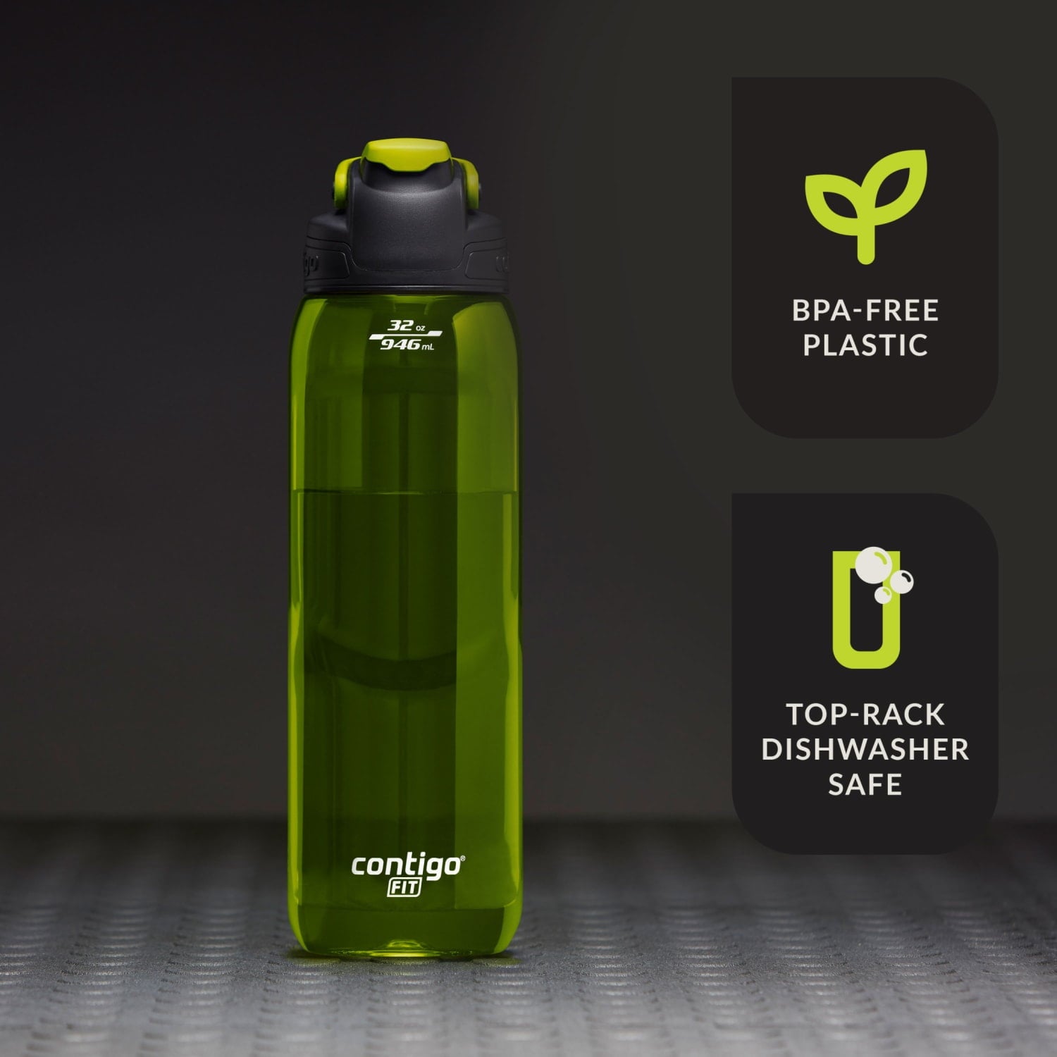 Contigo Fit Water Bottle with AUTOSEAL Lid, 32oz., Bolt - NPRF