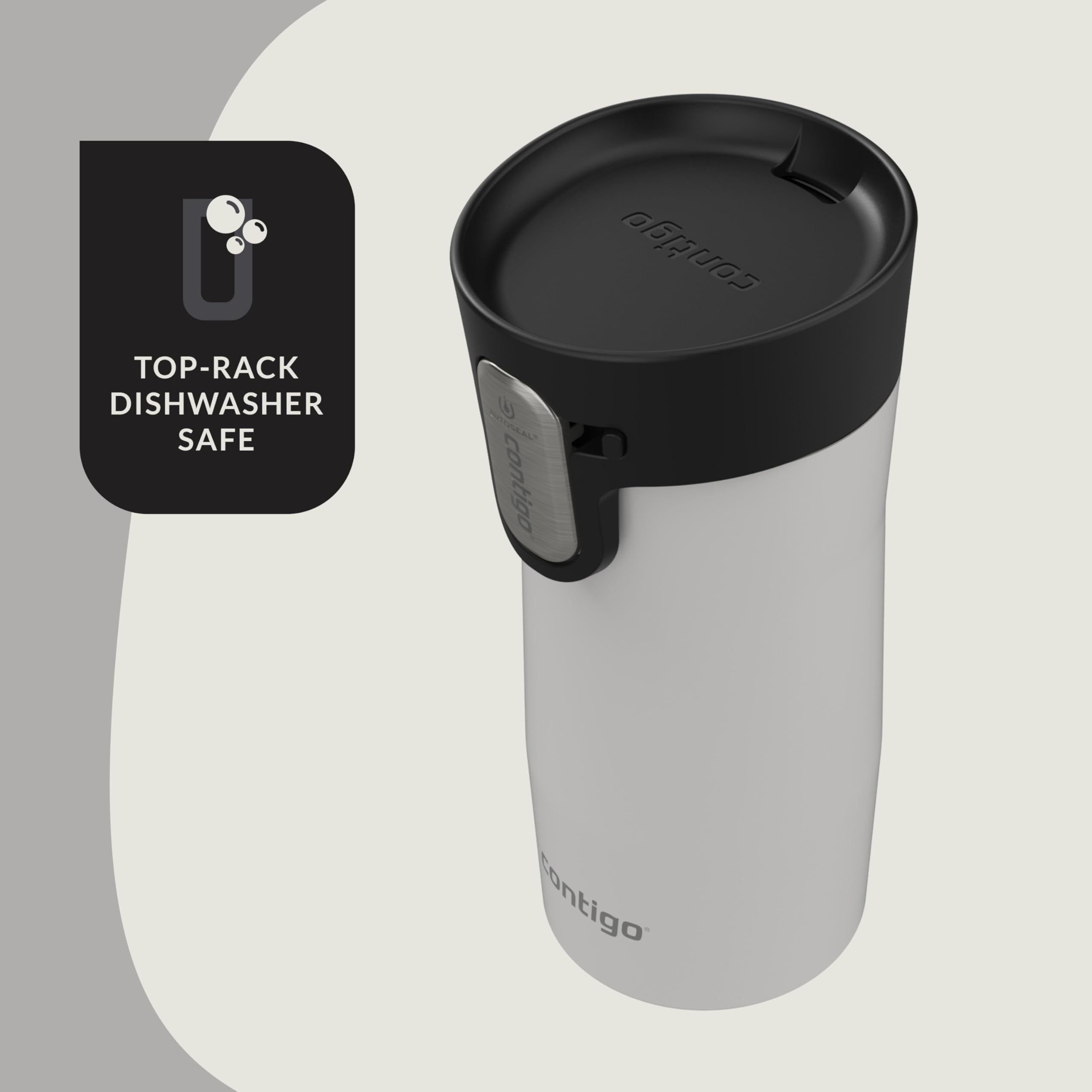 Contigo AUTOSEAL West Loop Vacuum-Insulated Stainless Steel Travel Mug with Easy-Clean Lid, 12oz - DWS8