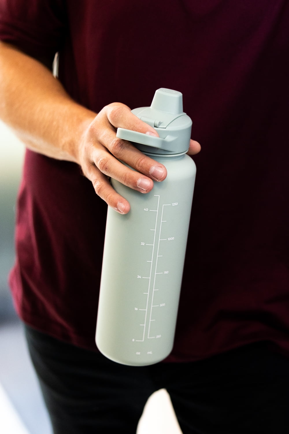 Simple Modern 48 fl oz Reusable Tritan Summit Water Bottle with Silicone Straw Lid|Seaglass Sage - 9LP4