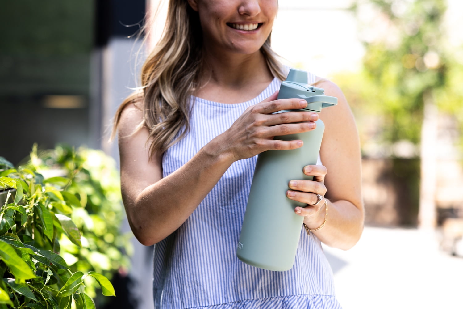 Simple Modern 48 fl oz Reusable Tritan Summit Water Bottle with Silicone Straw Lid|Seaglass Sage - 9LP4