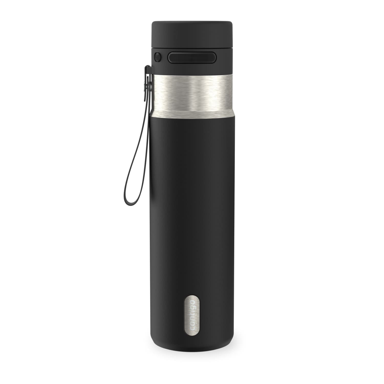 Contigo AutoPop 24 oz Leakproof Insulated Stainless Steel Water Bottle with Carry Strap and Shaker Ball - T5W2