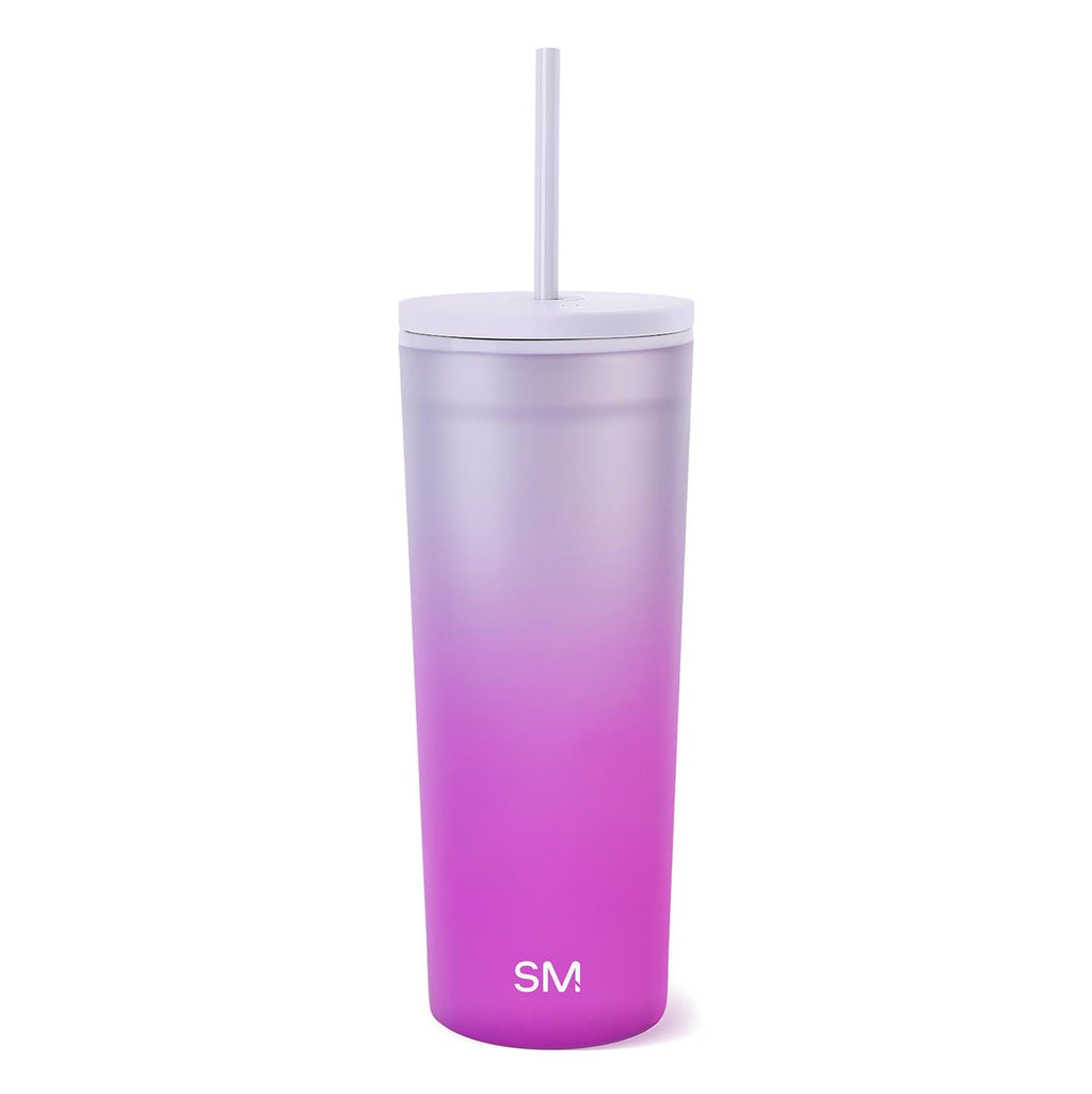 Simple Modern 24 fl oz Double Wall Plastic Classic Tumbler with Straw|Opalescent - ZC3A