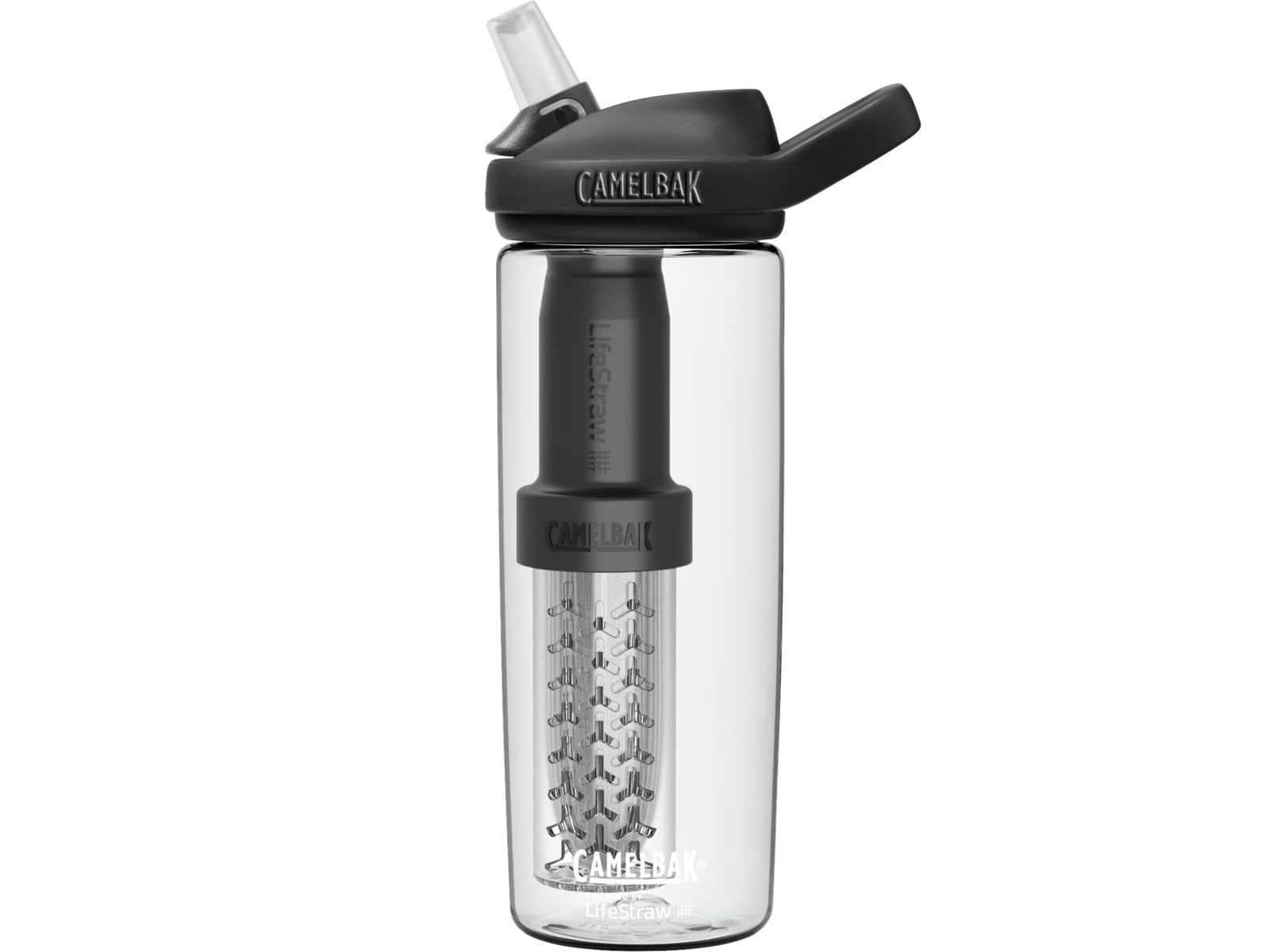 CamelBak eddy+ 20oz Bottle, filtered by LifeStraw, Clear - 46GV