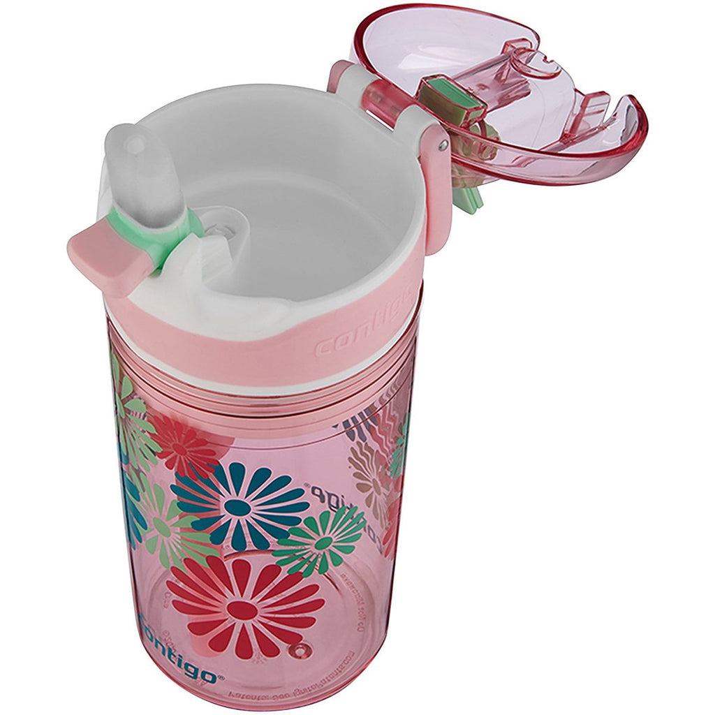 Contigo 13 oz. Kid's Snack Hero Drink Tumbler - Ballet Slipper Pink with Flowers - HU4M