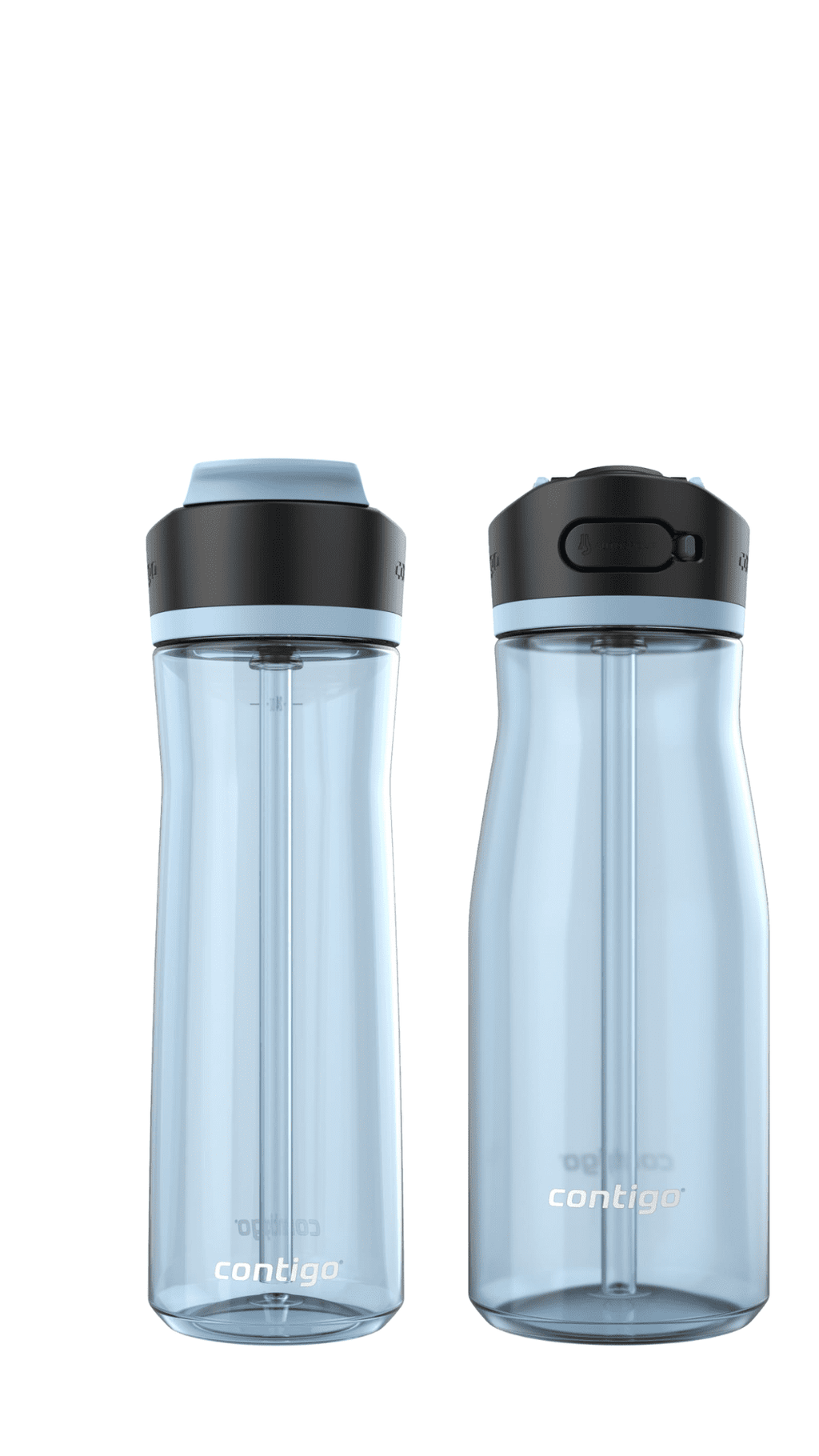 Contigo Ashland Water Bottle Bundle – Glacier Color, 32oz + 24oz Leakproof Autospout BPA-Free Set - GR1S