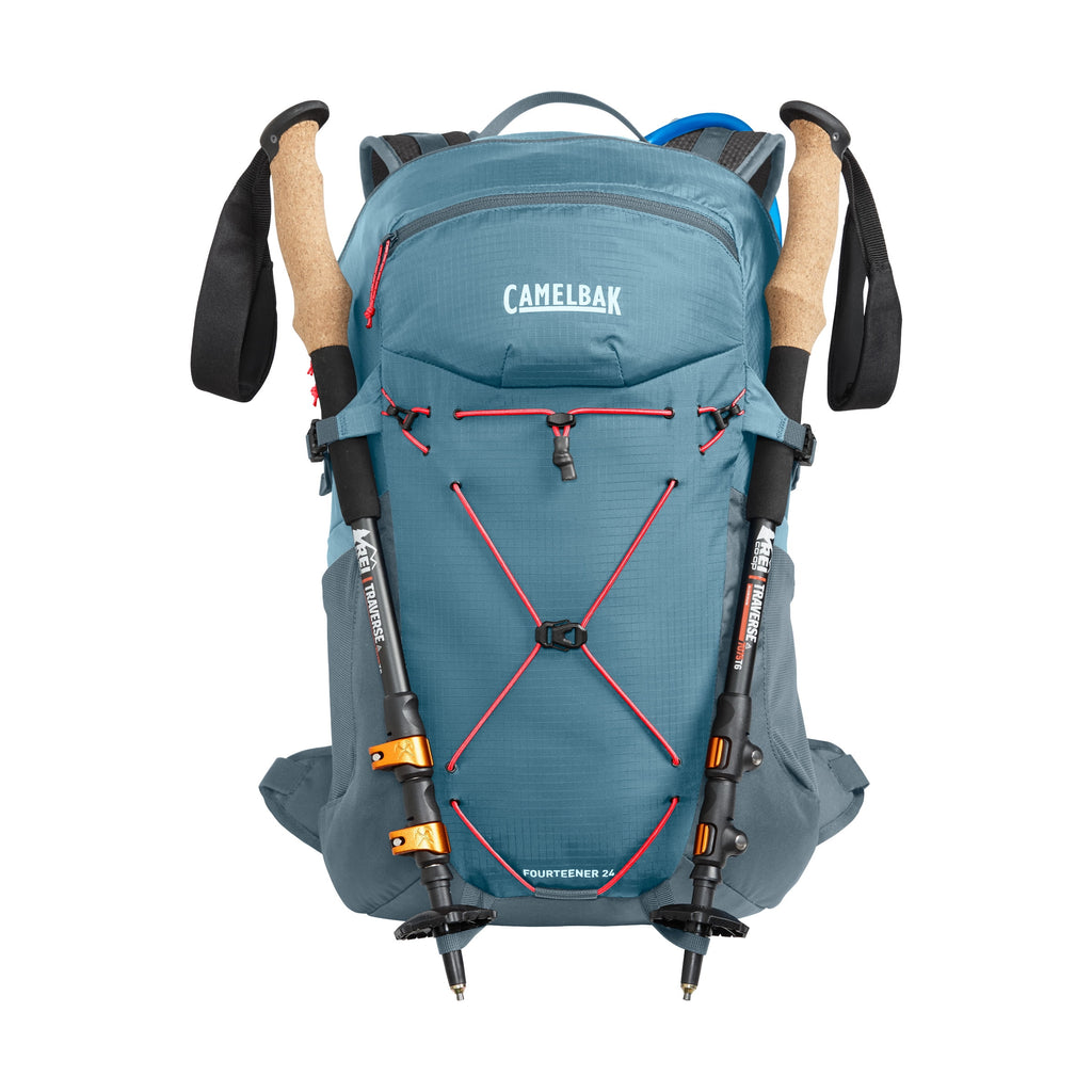 Camelbak Women's Fourteener™ 24 100oz, Smoke Blue/Fiery Coral - BN8E