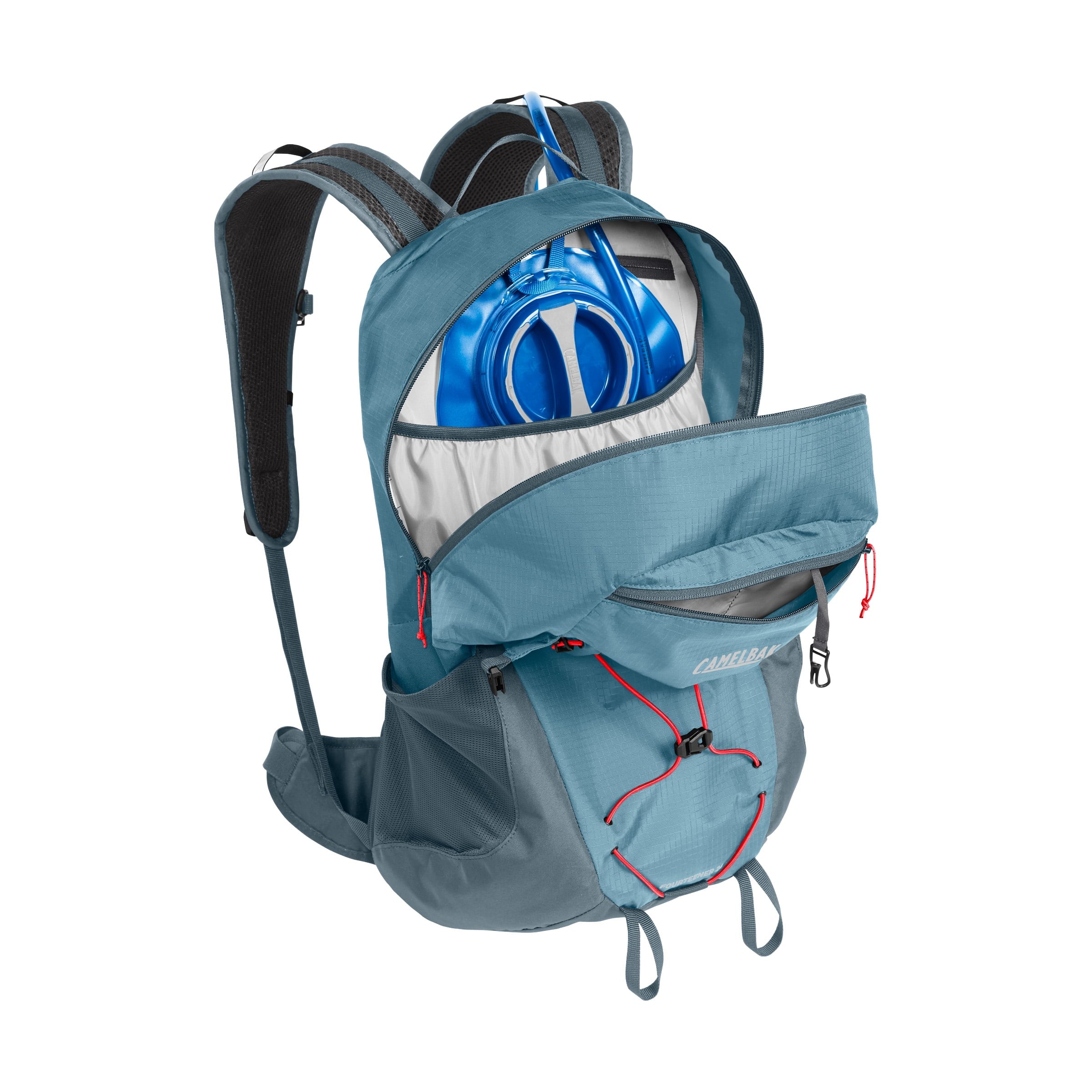 Camelbak Women's Fourteener™ 24 100oz, Smoke Blue/Fiery Coral - BN8E
