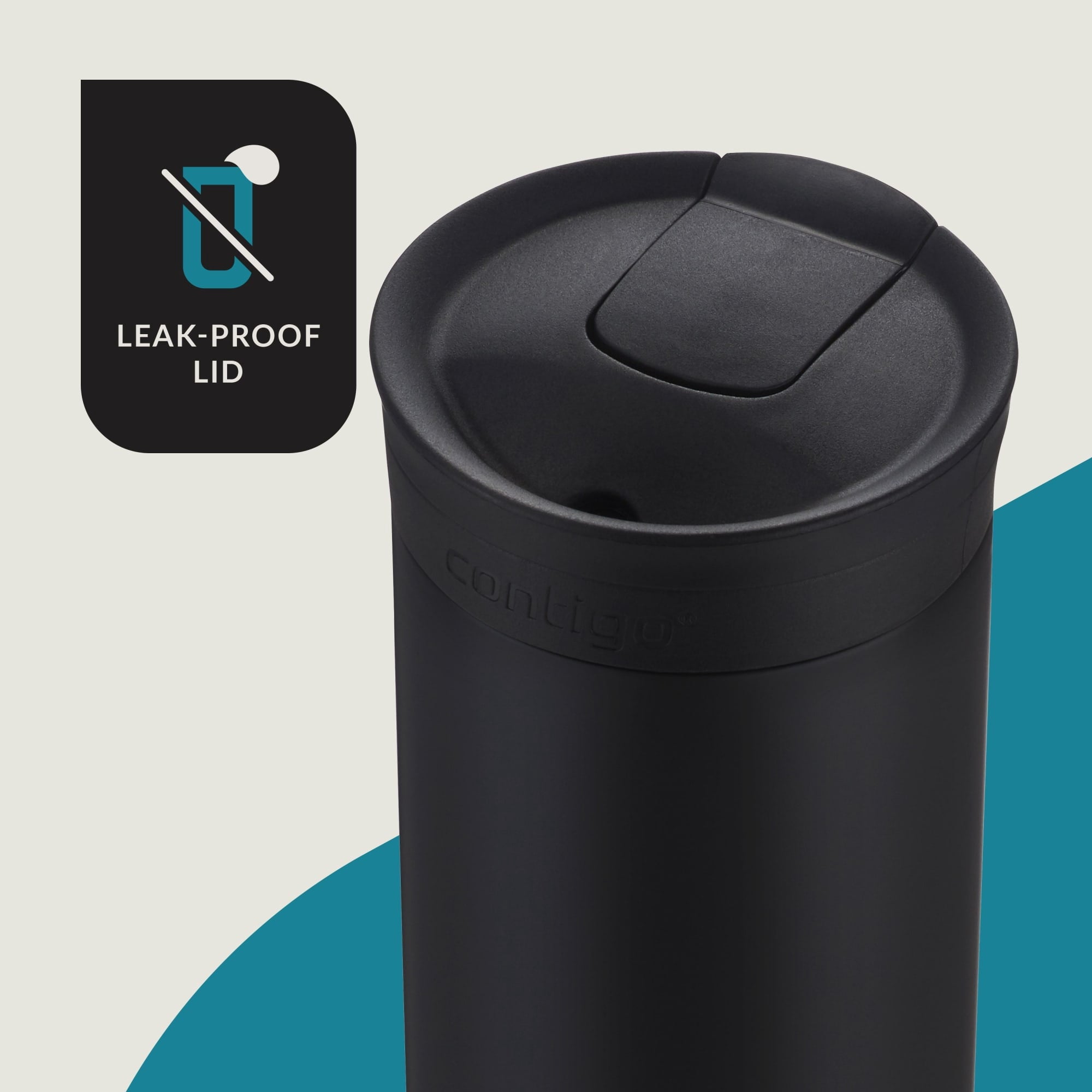 Contigo 16 oz. Huron 2.0 SnapSeal Stainless Steel Travel Mug - Licorice - T9MM