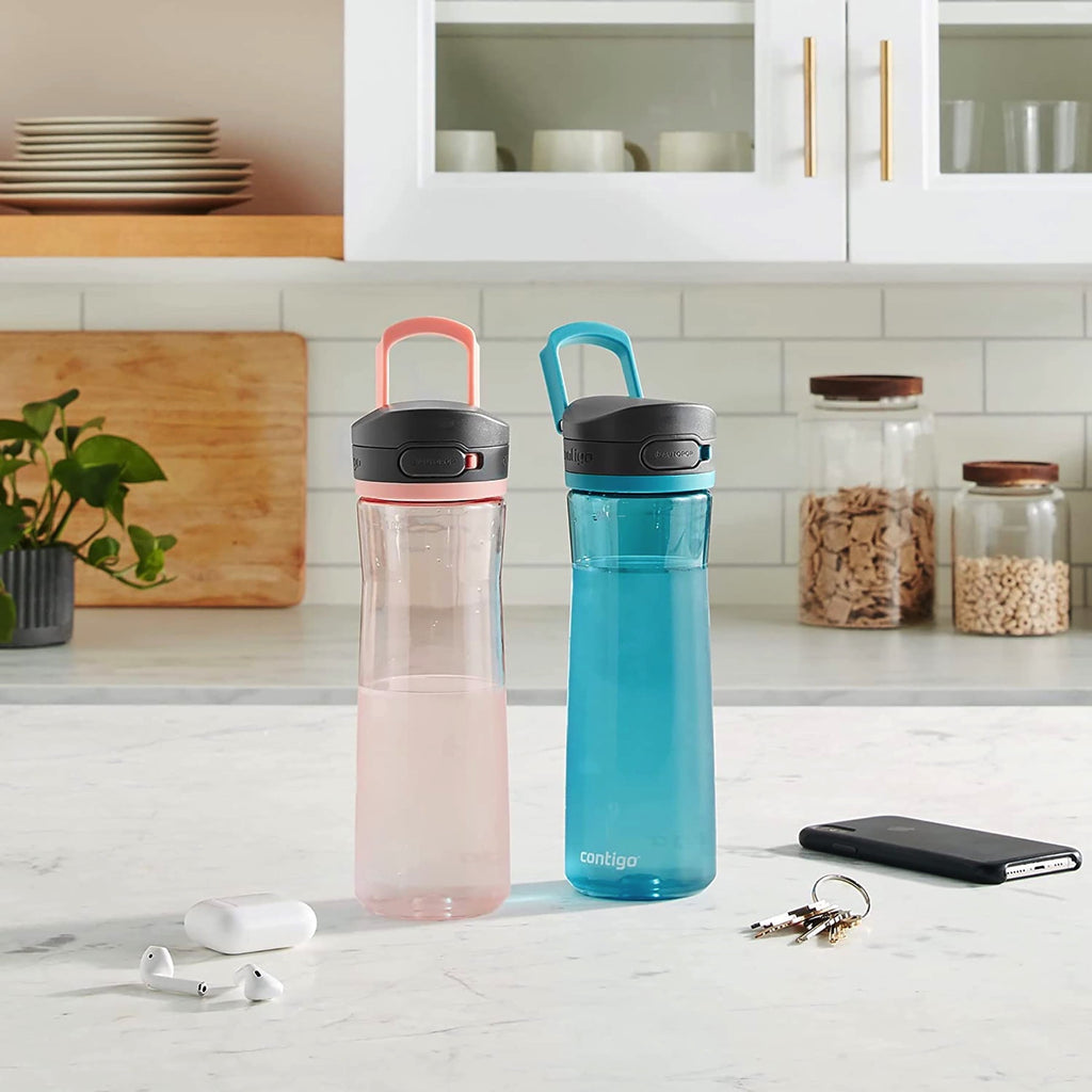 Contigo 24 oz. Jackson 2.0 Tritan Water Bottle 2-Pack - Jade Vine/Pineapple - 2PT9