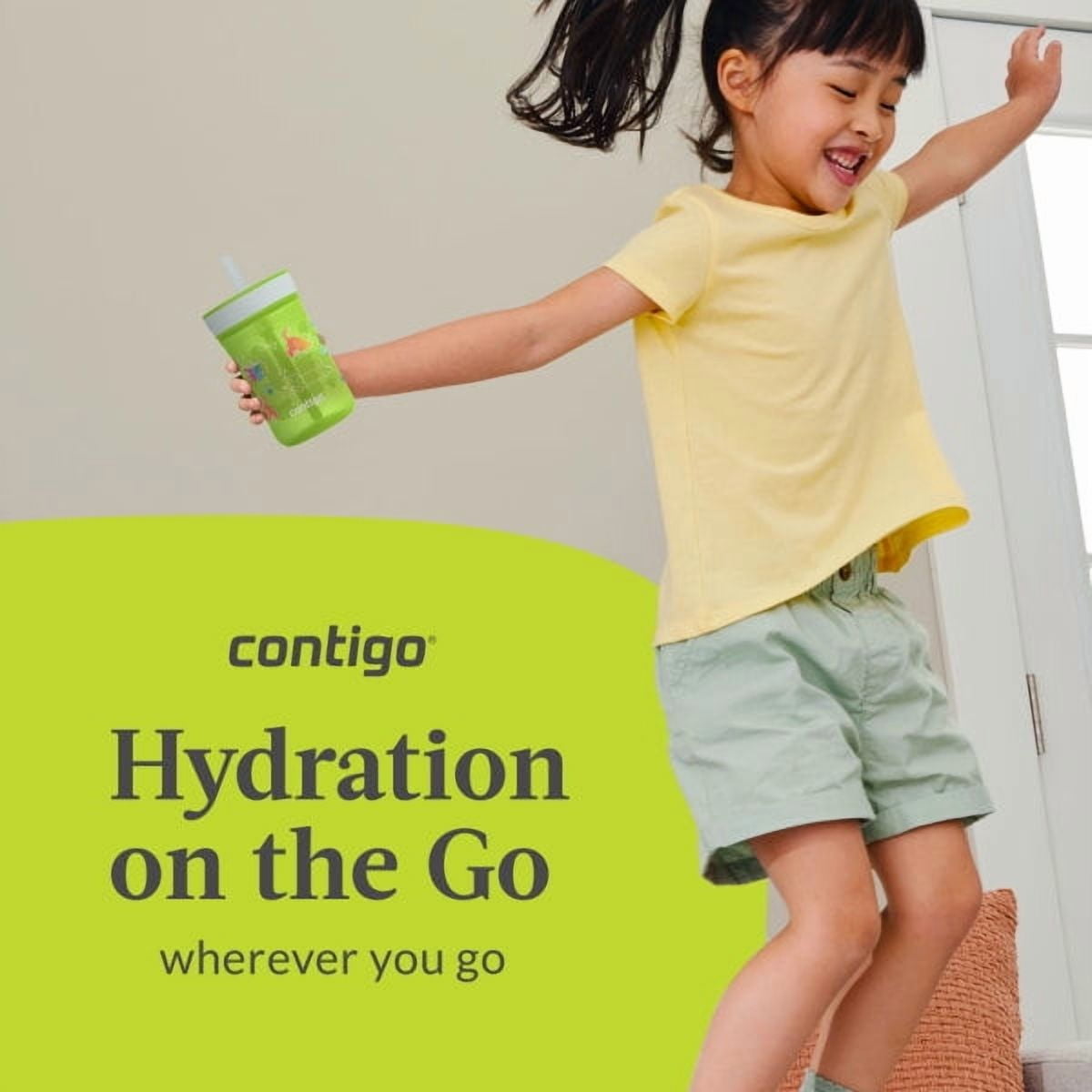 Contigo Kid's 14 oz. Leighton Tumbler 2-Pack - Dogs Doing Things/Spacecraft - T89B