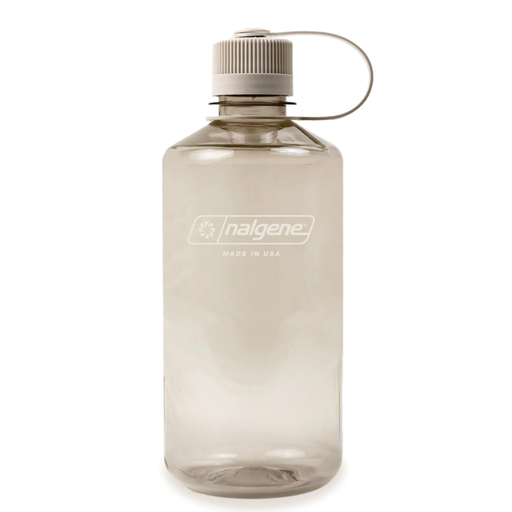 Nalgene Sustain Tritan BPA-Free Water Bottle Made with Material Derived from 50% Plastic Waste (using ISCC certified mass balance), 32 OZ, Narrow Mouth, Cotton - KXCC