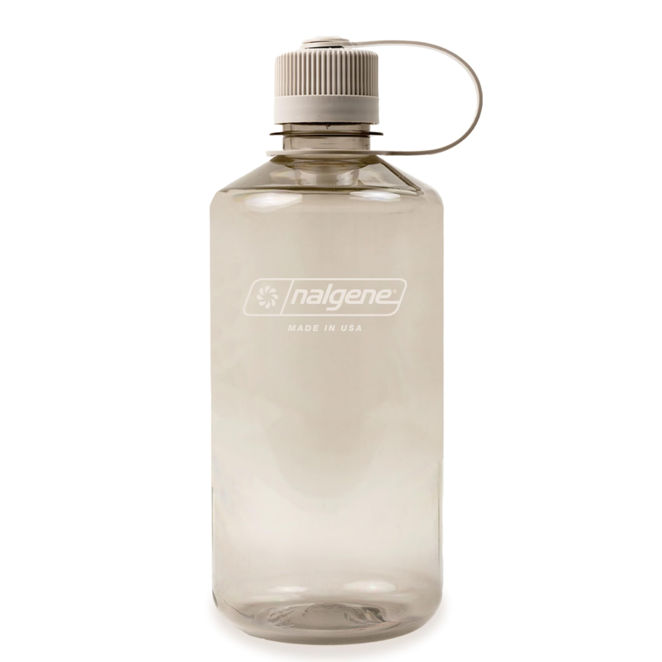 Nalgene Sustain Tritan BPA-Free Water Bottle Made with Material Derived from 50% Plastic Waste (using ISCC certified mass balance), 32 OZ, Narrow Mouth, Cotton - KXCC