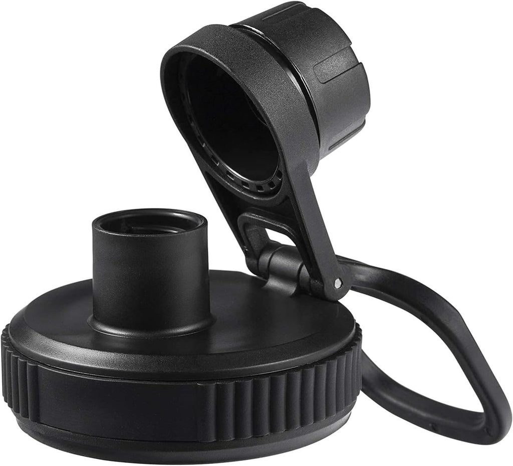 Hydraflow Wide Mouth Spout Twist Chug Nalgene Replacement Lid | Compatible with Nalgene 32 oz Wide Mouth Lid, Hydroflask &amp; Many  Top Water Bottle Brands Sizes 12 16 18 20 32 40 64 Oz - N8NW