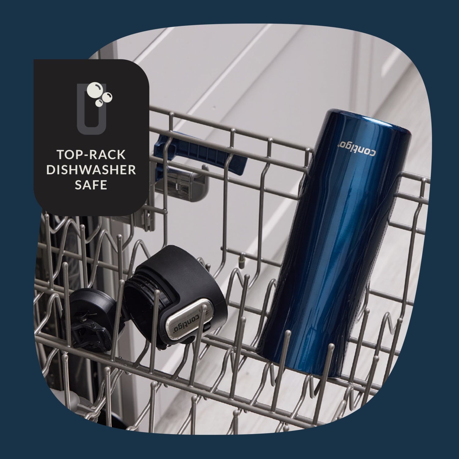 Contigo AUTOSEAL West Loop Vacuum-Insulated Stainless Steel Travel Mug with Easy-Clean Lid, 20 oz - N8OU