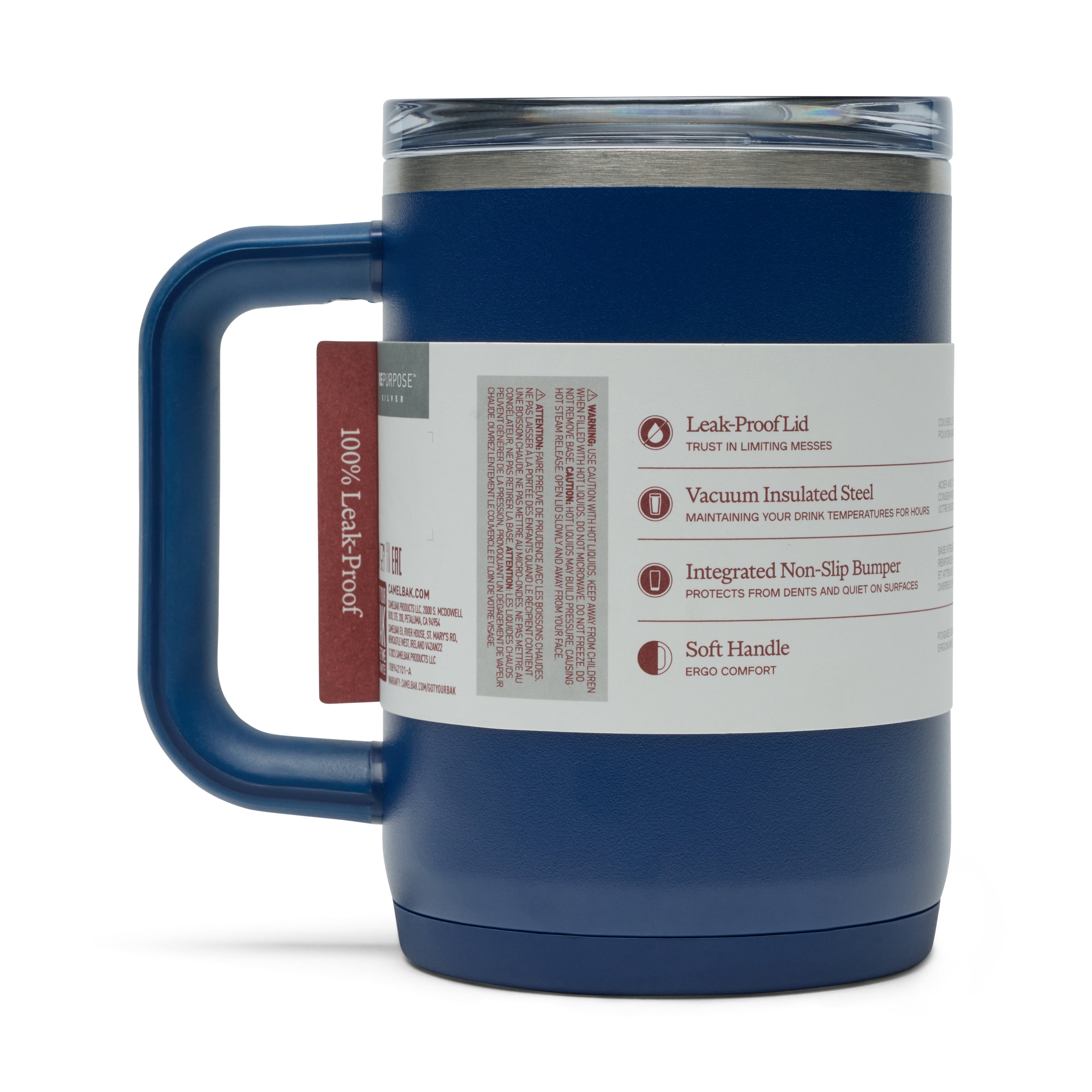 Camelbak Thrive Mug, 16oz Stainless, Navy - H1VO