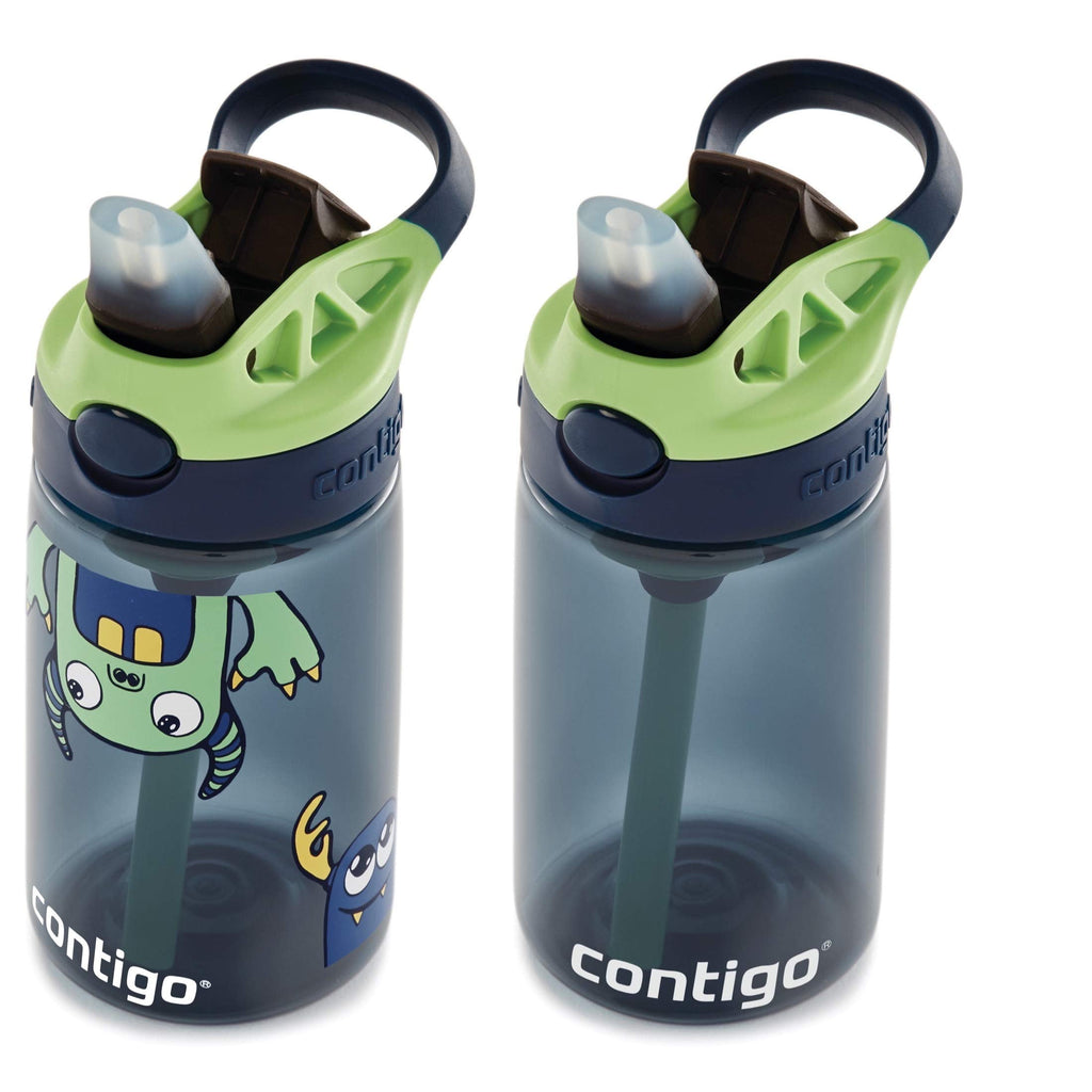 Contigo Kids 2-Pack Straw Water Bottle, 14 oz - Dinos/Sharks - RB8L
