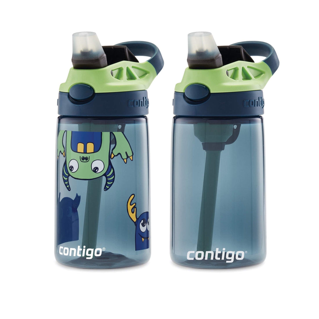 Contigo Kids 2-Pack Straw Water Bottle, 14 oz - Dinos/Sharks - RB8L