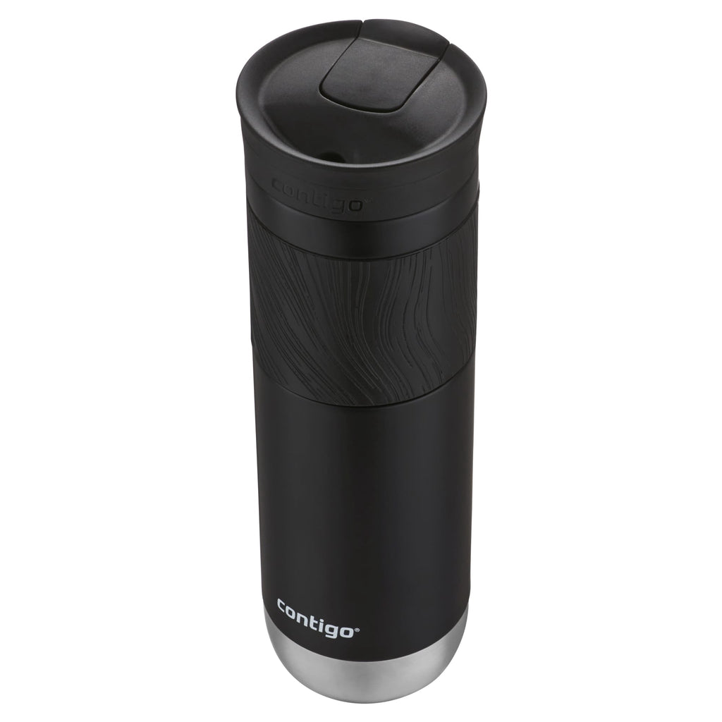 Contigo Byron 2.0 Stainless Steel Travel Mug with SNAPSEAL Lid and Grip in Black, 24 fl oz. - W9H4