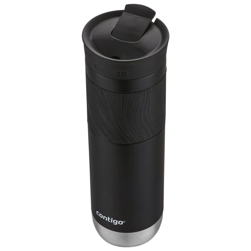 Contigo Byron 2.0 Stainless Steel Travel Mug with SNAPSEAL Lid and Grip in Black, 24 fl oz. - W9H4