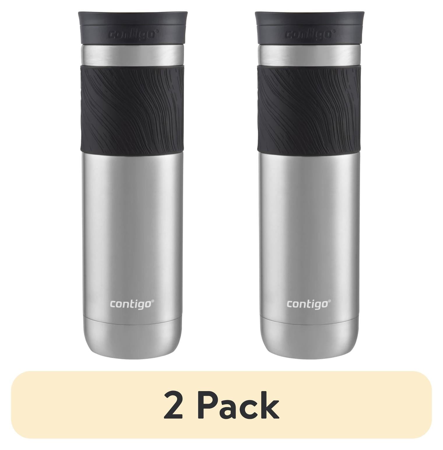 Contigo Byron 2.0 Stainless Steel Travel Mug with SNAPSEAL Lid and Grip in Black, 24 fl oz. - W9H4