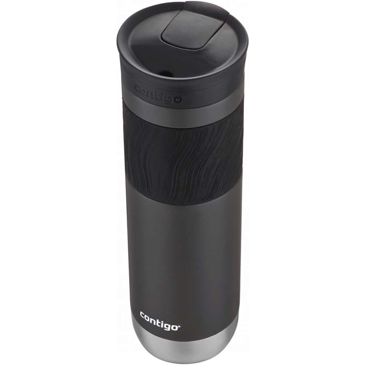 Contigo Byron 2.0 Stainless Steel Travel Mug with SNAPSEAL Lid and Grip in Black, 24 fl oz. - W9H4