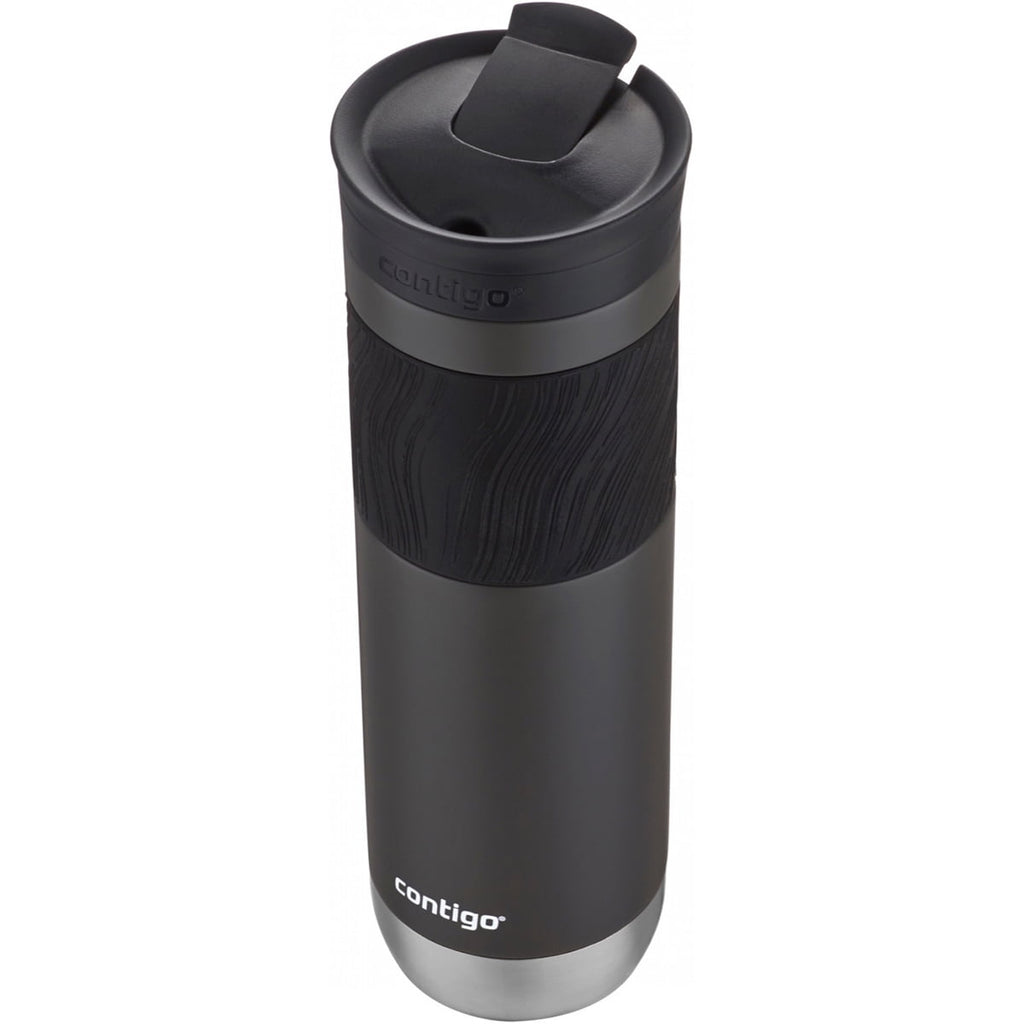 Contigo Byron 2.0 Stainless Steel Travel Mug with SNAPSEAL Lid and Grip in Black, 24 fl oz. - W9H4