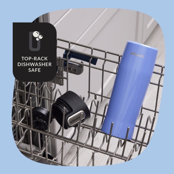 Contigo AUTOSEAL West Loop Vacuum-Insulated Stainless Steel Travel Mug with Easy-Clean Lid, 20 oz, Crystal Lakeside &amp; Crystal Agave, 2-Pack - ZR41