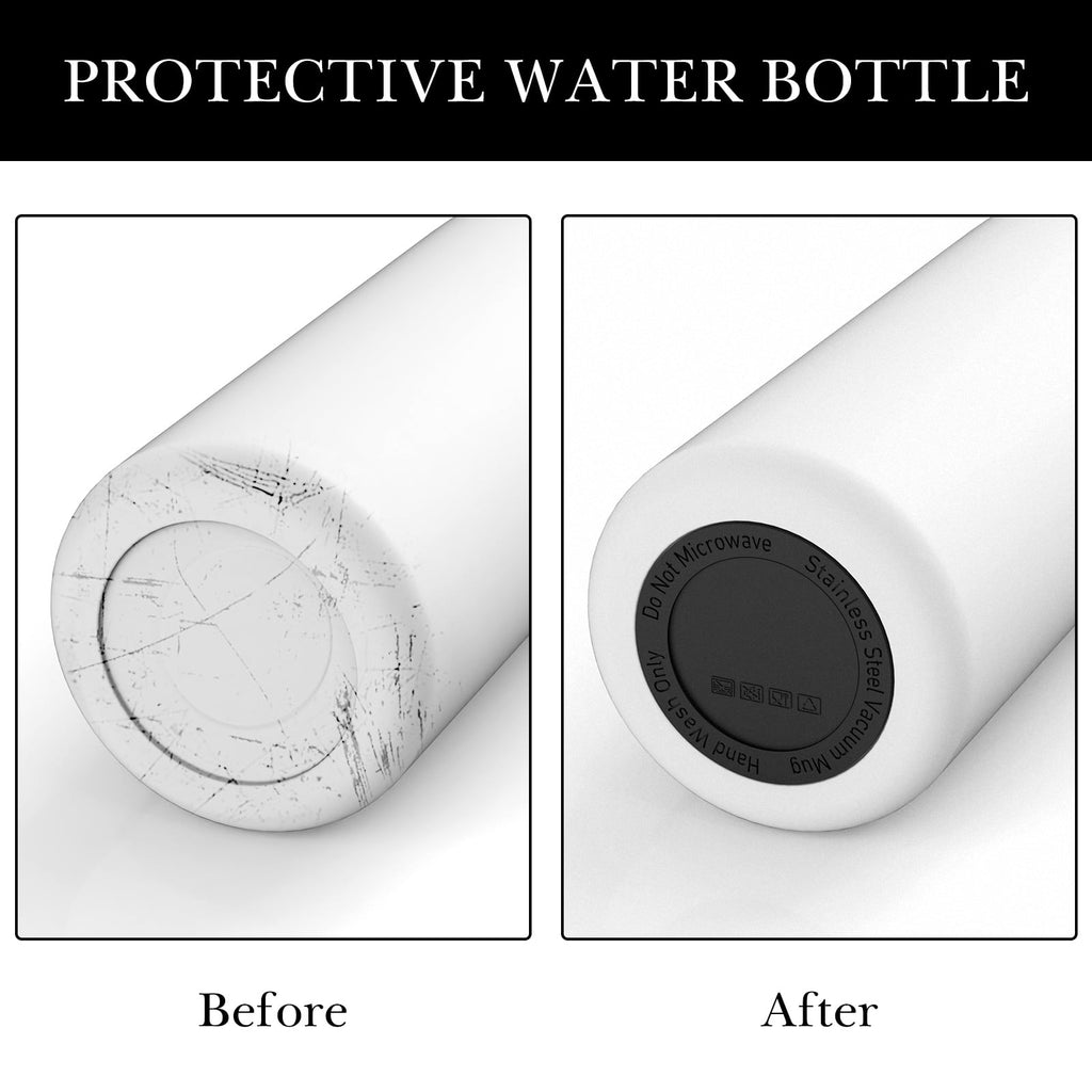 Linkidea 6 Pack Water Bottle Bottom Pad Compatible with CamelBak eddy+ Steel Bottle 20/25oz, Chute Mag Bottle, Silicone Anti-Slip Waterbottle Base Silencer Rubber Protector - DLEL