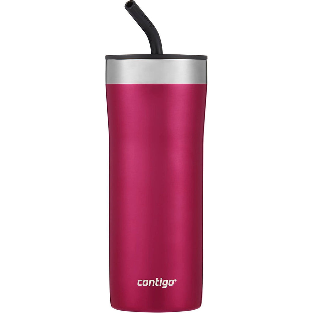 Contigo 24 oz. Streeterville Stainless Steel Tumbler with Straw - Dragon Fruit - WD2Q