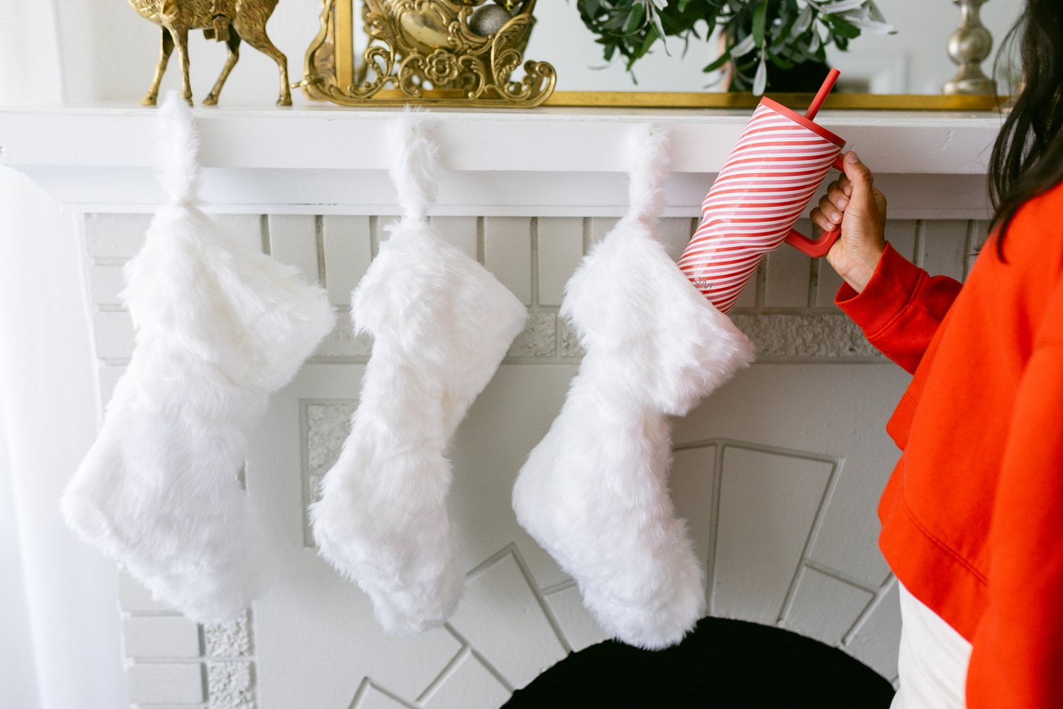 Simple Modern 30 fl oz Insulated Stainless Steel Trek Tumbler with Straw Lid | Seaglass Sage and Cream Checkmate - B21Q