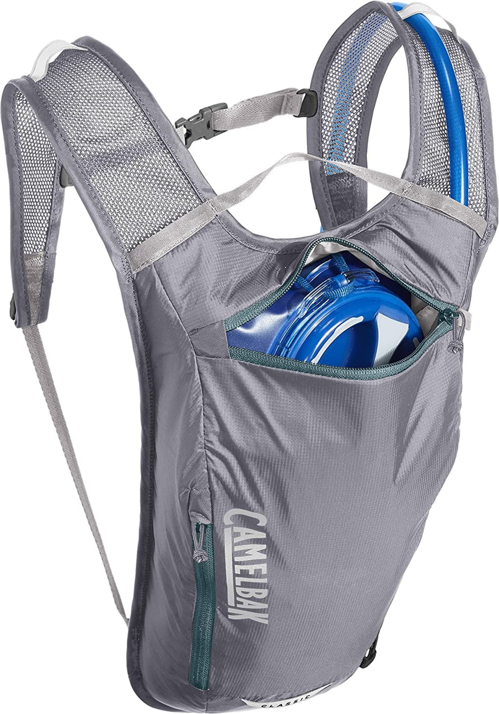CamelBak Classic Light Bike Hydration Pack 70oz, Gunmetal/Hydro - 47FE