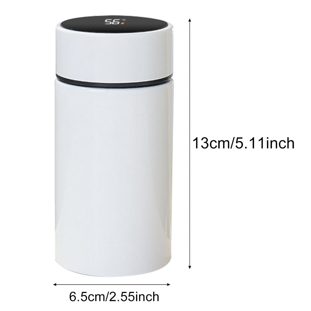 Stainless Steel Insulation Cup Cute Mini Portable Children Student Water Bottle Coffee Travel Mug LED Temperature Display Double Walled Vacuum Long Lasting Insulation - E664