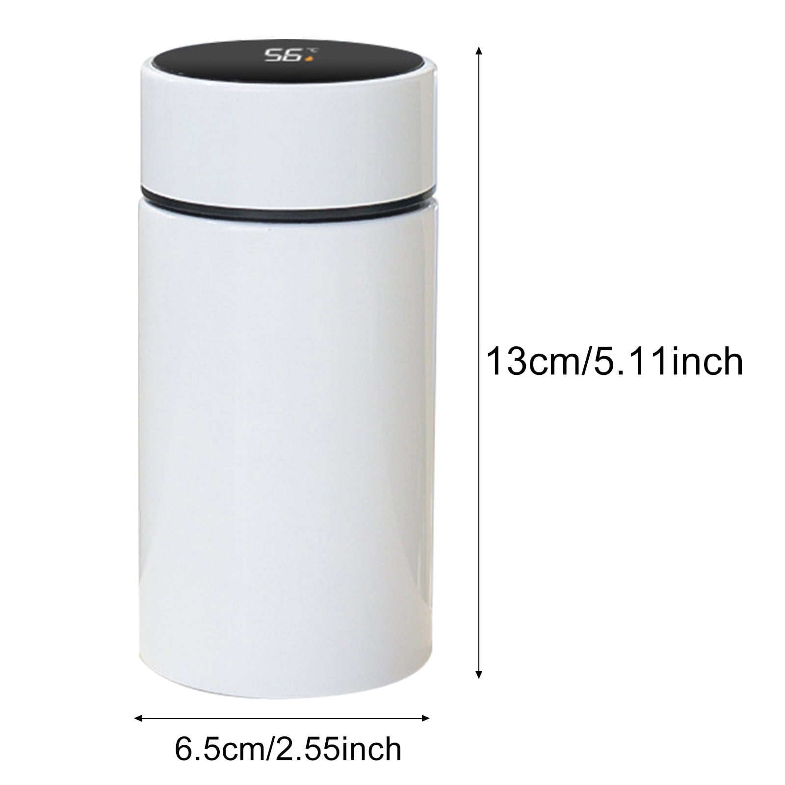 Stainless Steel Insulation Cup Cute Mini Portable Children Student Water Bottle Coffee Travel Mug LED Temperature Display Double Walled Vacuum Long Lasting Insulation - E664