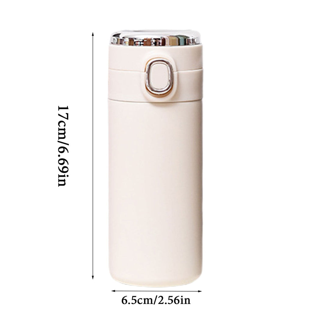 Stainless Steel Insulation Cup Cute Mini Portable Children Student Water Bottle Coffee Travel Mug LED Temperature Display Double Walled Vacuum Long Lasting Insulation - E664
