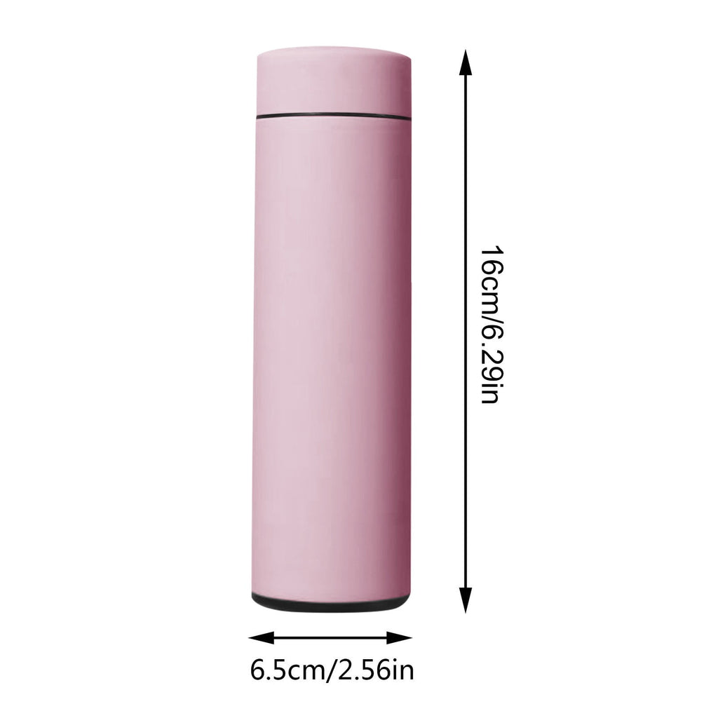 Stainless Steel Insulation Cup Cute Mini Portable Children Student Water Bottle Coffee Travel Mug LED Temperature Display Double Walled Vacuum Long Lasting Insulation - E664