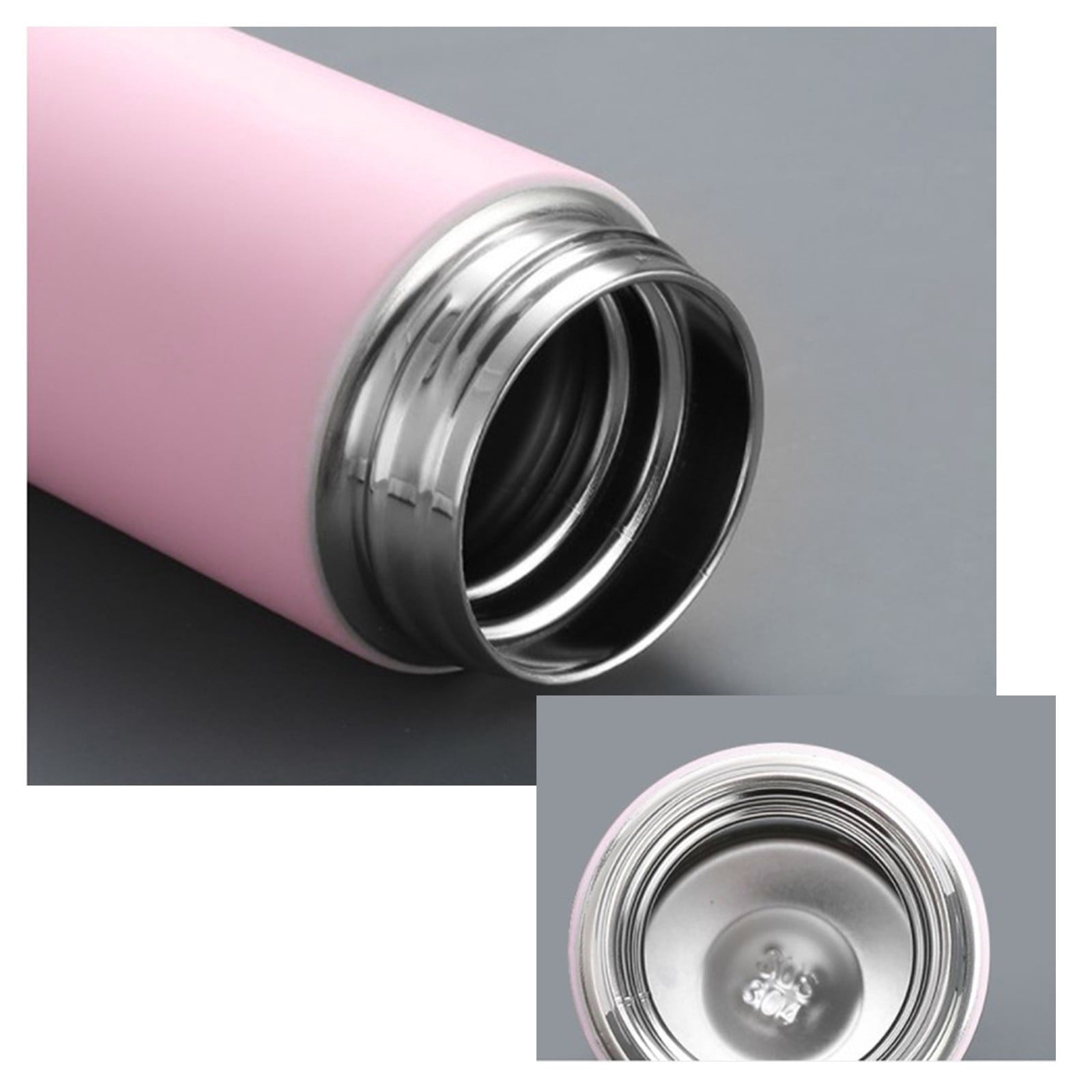 Stainless Steel Insulation Cup Cute Mini Portable Children Student Water Bottle Coffee Travel Mug LED Temperature Display Double Walled Vacuum Long Lasting Insulation - E664