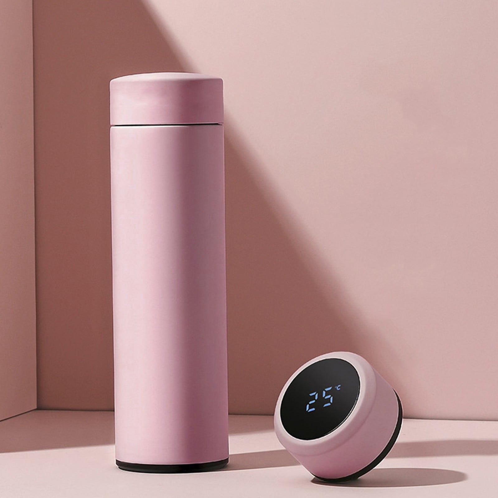 Stainless Steel Insulation Cup Cute Mini Portable Children Student Water Bottle Coffee Travel Mug LED Temperature Display Double Walled Vacuum Long Lasting Insulation - E664