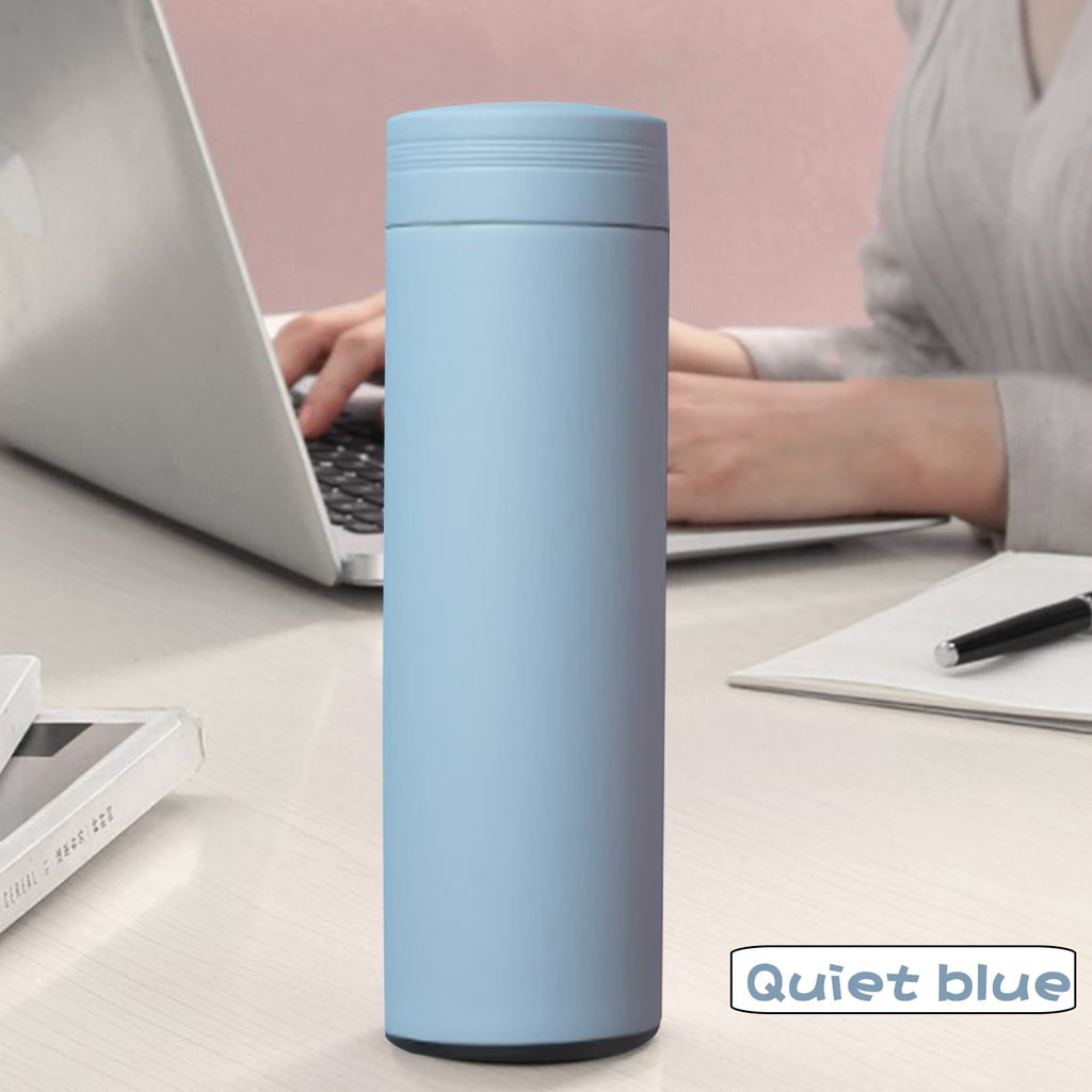 Stainless Steel Insulation Cup Cute Mini Portable Children Student Water Bottle Coffee Travel Mug LED Temperature Display Double Walled Vacuum Long Lasting Insulation - E664