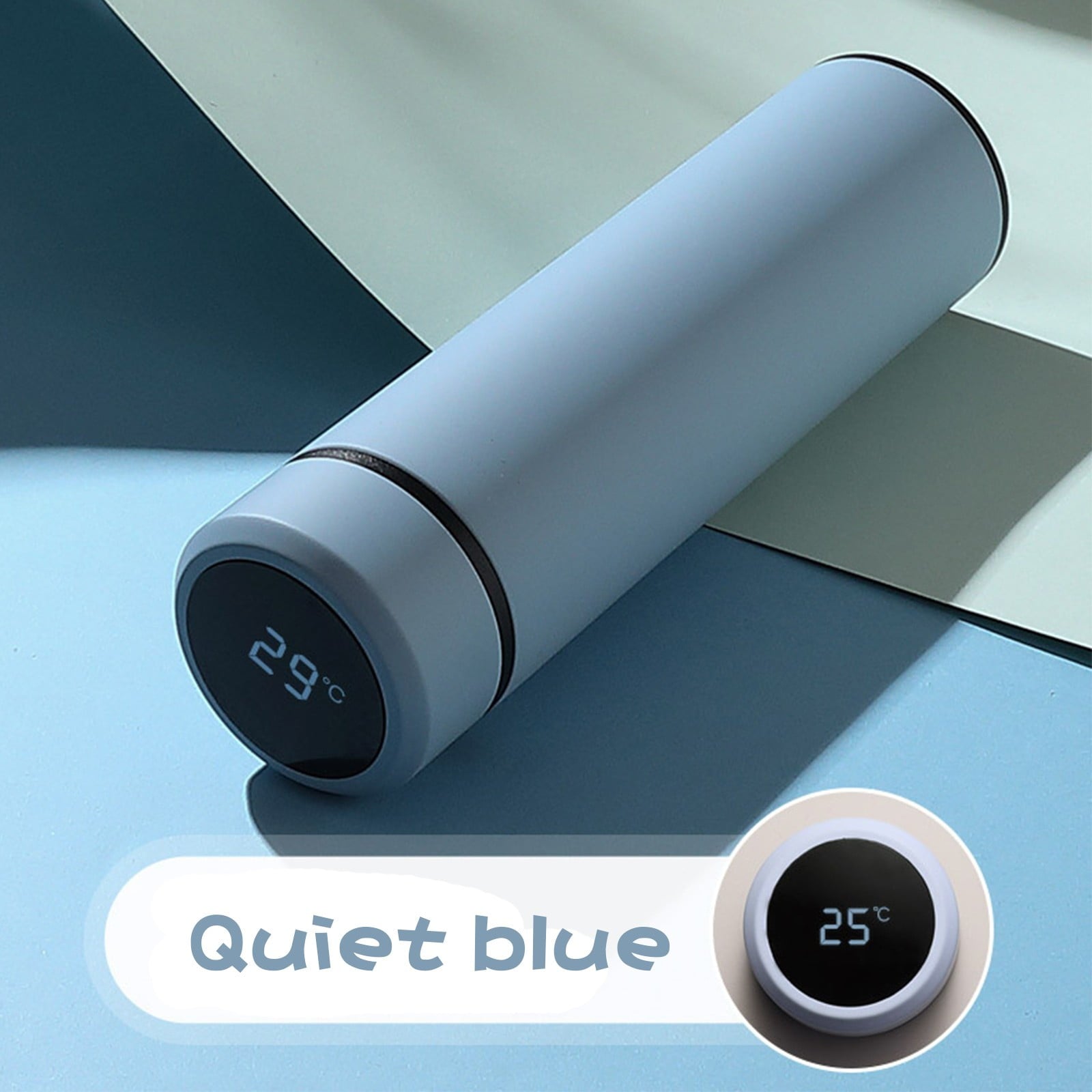 Stainless Steel Insulation Cup Cute Mini Portable Children Student Water Bottle Coffee Travel Mug LED Temperature Display Double Walled Vacuum Long Lasting Insulation - E664