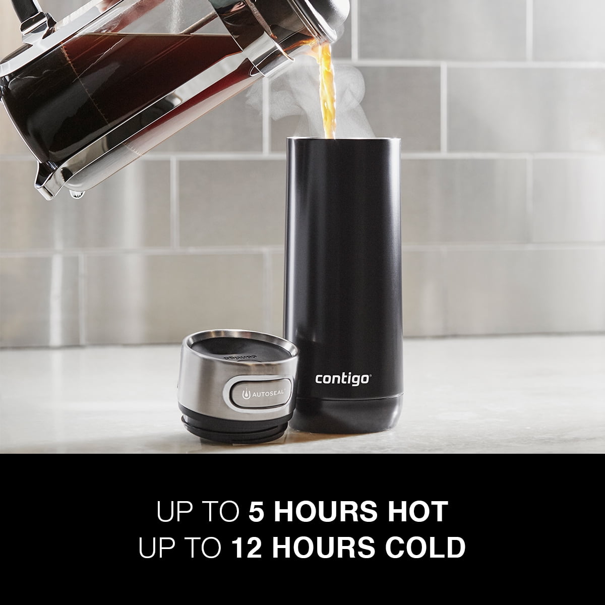 Contigo Luxe Stainless Steel Travel Mug with AUTOSEAL Lid Monaco, 16 fl oz. - WIUF