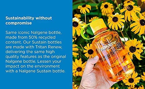 Nalgene Sustain 16 oz. Narrow Mouth Water Bottle - Cornflower Blue - 9JZL