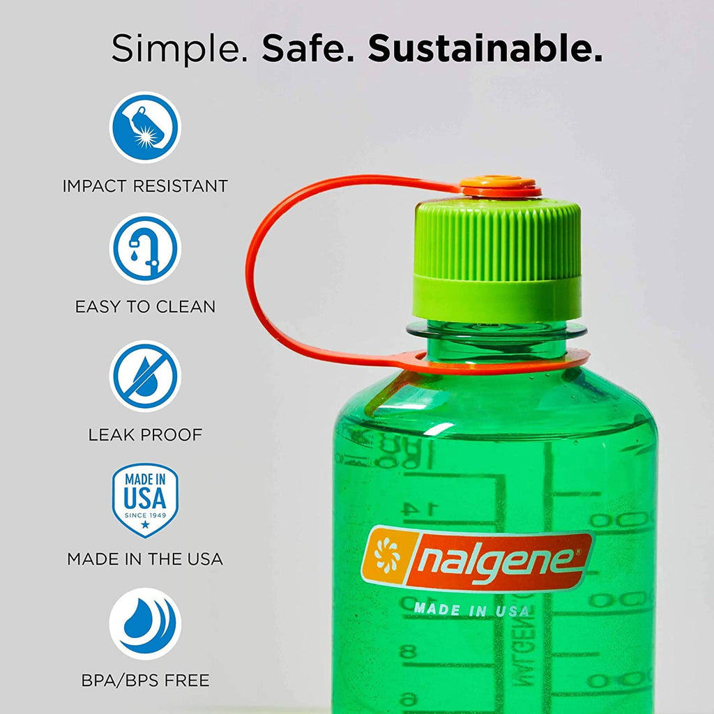 Nalgene Sustain 16 oz. Narrow Mouth Water Bottle - Cornflower Blue - 9JZL