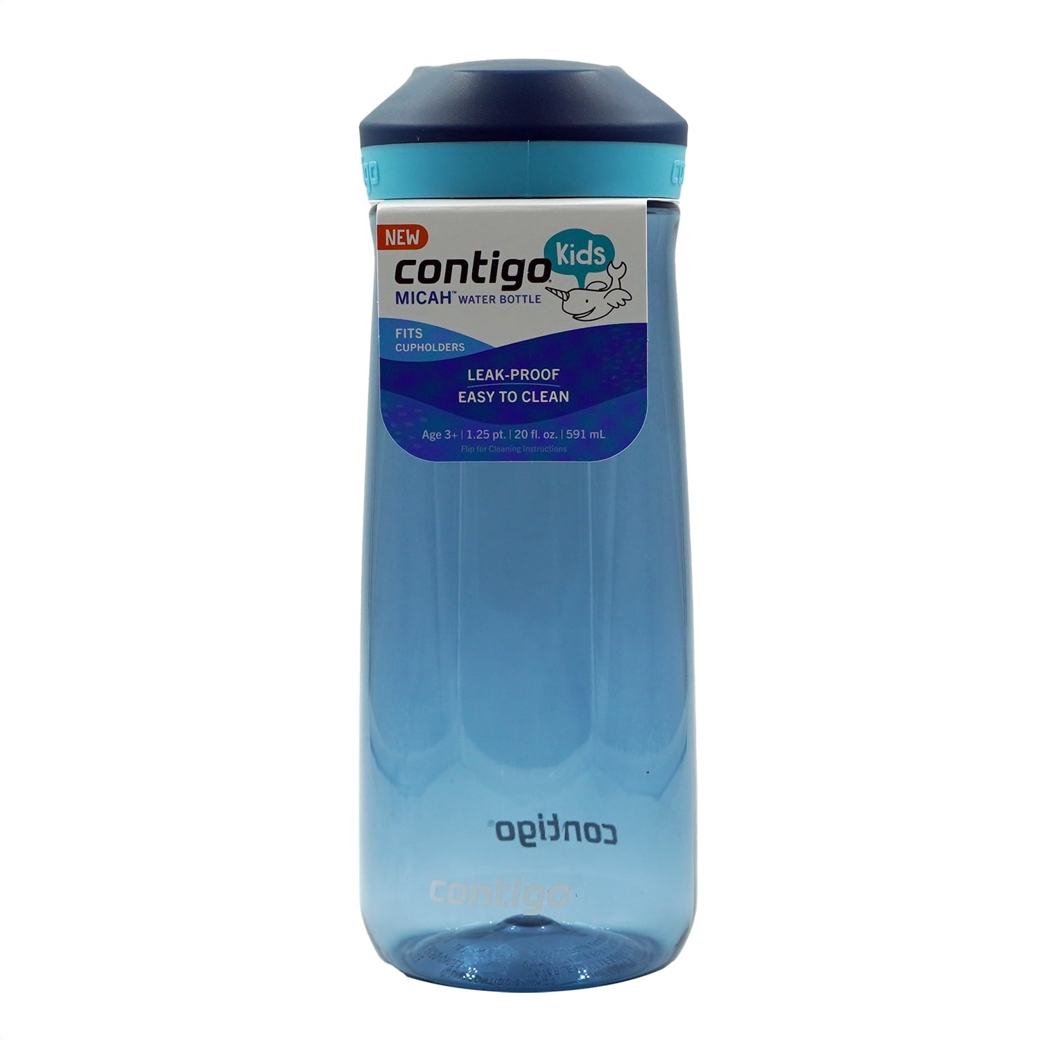 Contigo Kid's 20 oz. Micah Water Bottle w/ Simple Lid - Pineapple/Cool Lime - IBHY