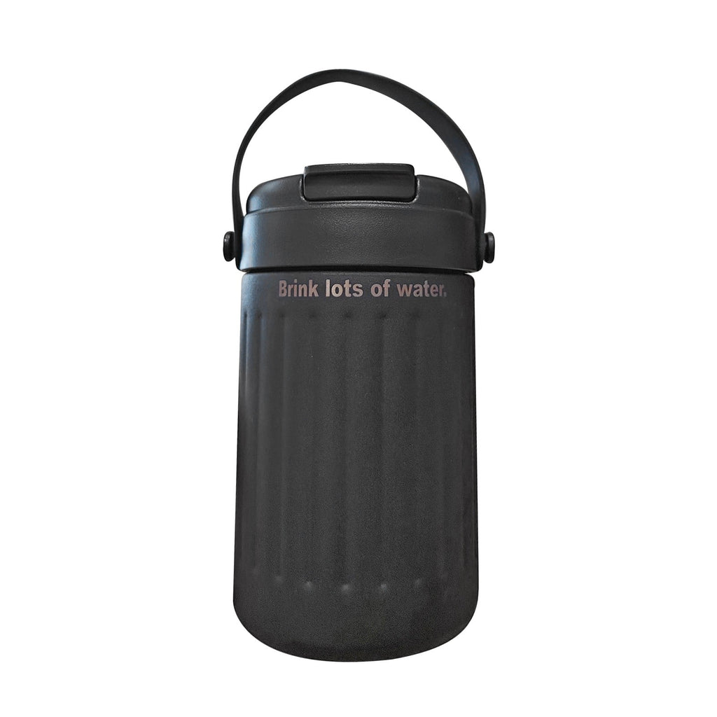 BinKFF Simple Modern Travel Coffee Mug, Insulated Coffee Tumblers with Lid, Double Walled Iced Travel Coffee Mug for Woman and Man Stainless Steel Tumbler with Handle - 6OZ4