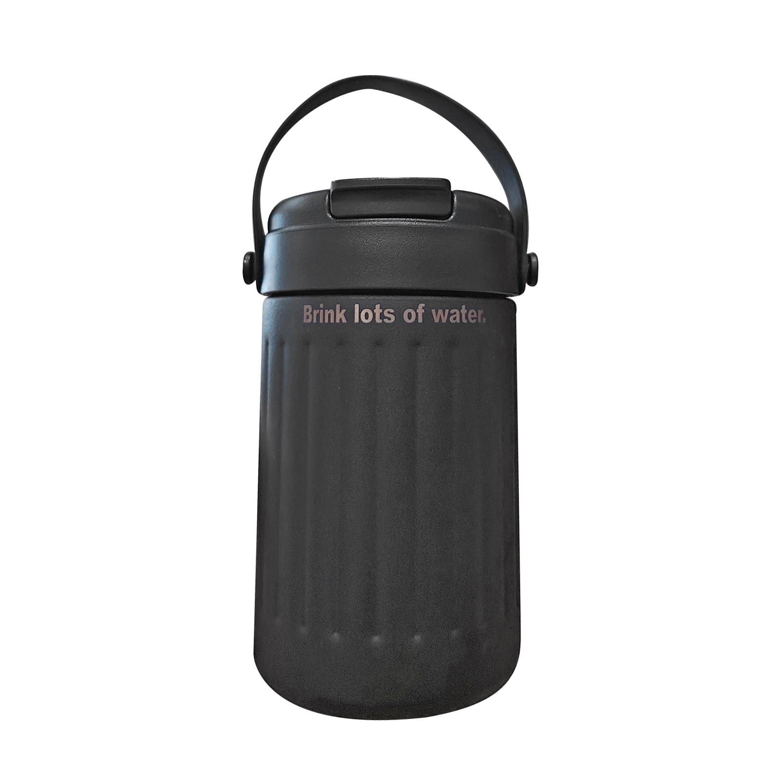 BinKFF Simple Modern Travel Coffee Mug, Insulated Coffee Tumblers with Lid, Double Walled Iced Travel Coffee Mug for Woman and Man Stainless Steel Tumbler with Handle - 6OZ4