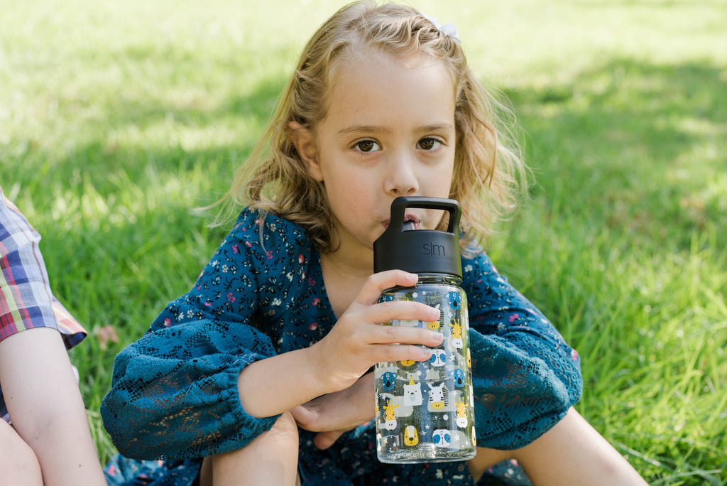 Simple Modern Disney 12oz Summit Kids Tritan Water Bottle with Straw Lid for Toddler - Dishwasher Safe Travel Tumbler - Disney: Mickey Retro - L9VR