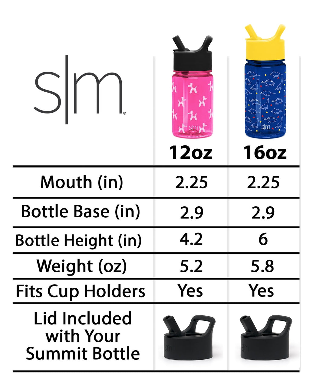 Simple Modern Disney 12oz Summit Kids Tritan Water Bottle with Straw Lid for Toddler - Dishwasher Safe Travel Tumbler - Disney: Mickey Retro - L9VR