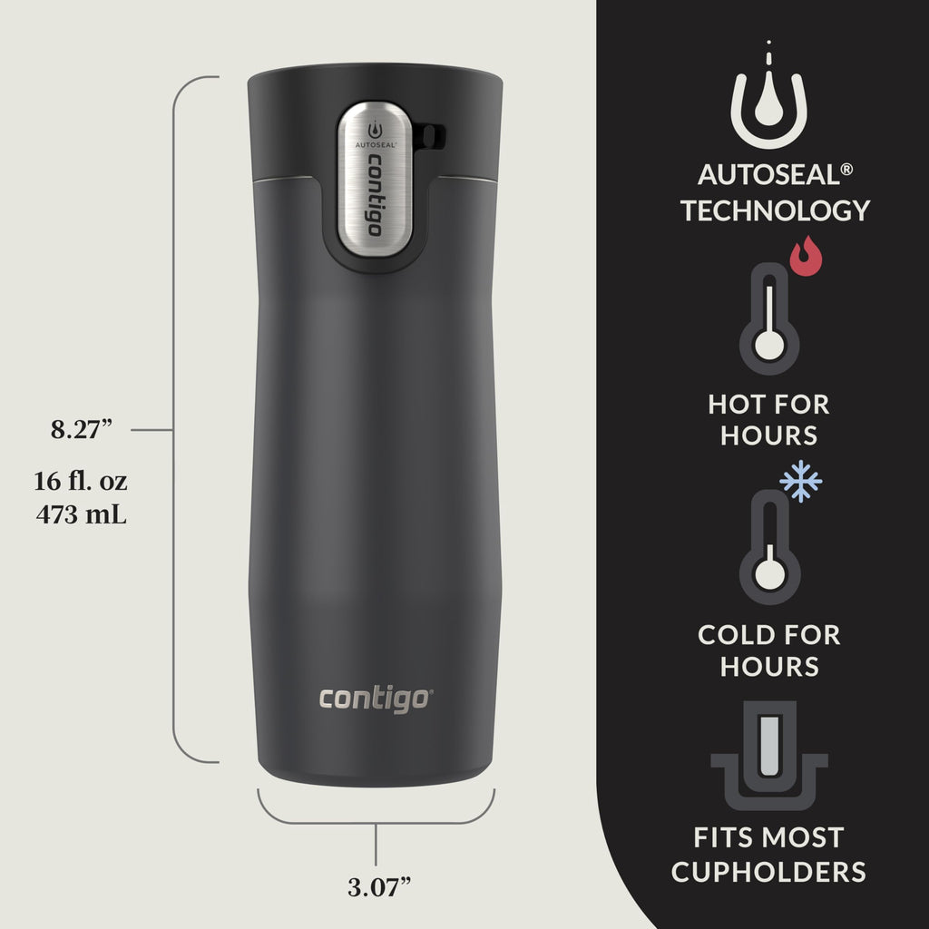 Autoseal West Loop Vacuum-insulated Stainless Steel Travel Mug With Easy-clean Lid 20 Oz Sake - N3O3